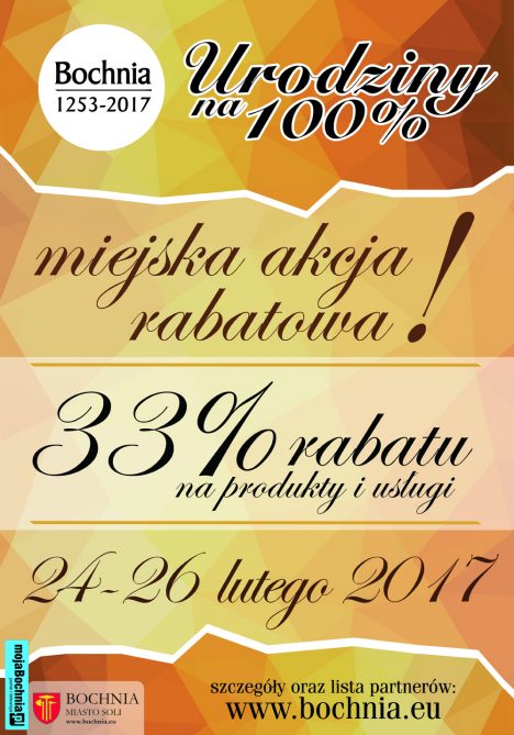 plakat akcja rabatowa 2017