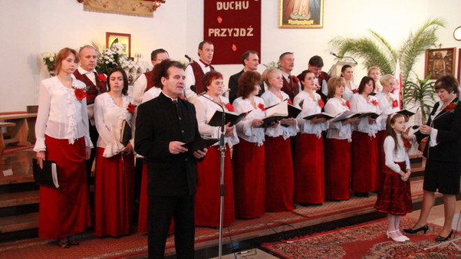 Chór z Białorusi koncertował na Bocheńszczyźnie, Gierczyce 14 XI 2010