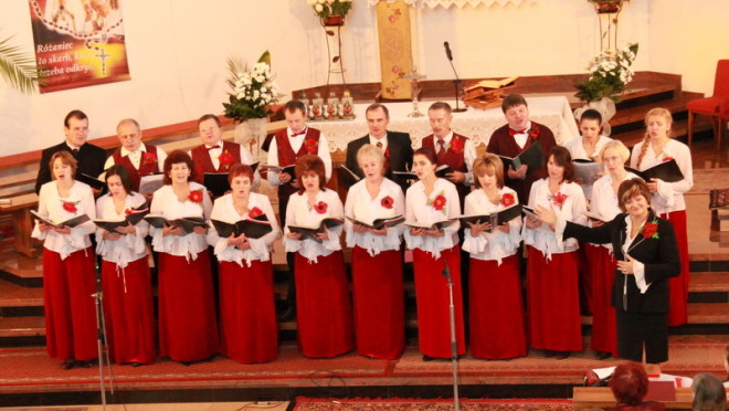 Chór z Białorusi koncertował na Bocheńszczyźnie, Gierczyce 14 XI 2010