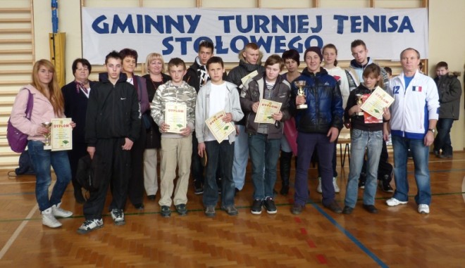 XVI Gminny Turniej Tenisa Stołowego w Nieszkowicach Małych, 03.02.2011