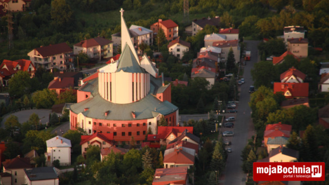 Bochnia z lotu ptaka, 8 VI 2012