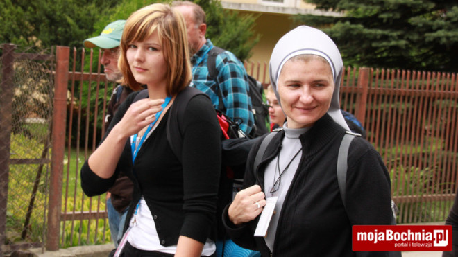 Pielgrzymi z Bochni w drodze na Jasną Górę, 17 VIII 2012