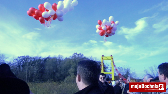 Majkowice-Mikluszowice: most wiszący otwarty, 11 XI 2012