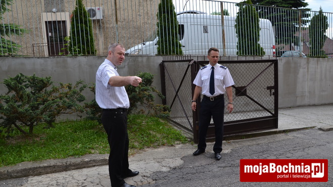 Na terenie Komendy Powiatowej Policji w Bochni rozpoczął się kolejny etap prac remontowych