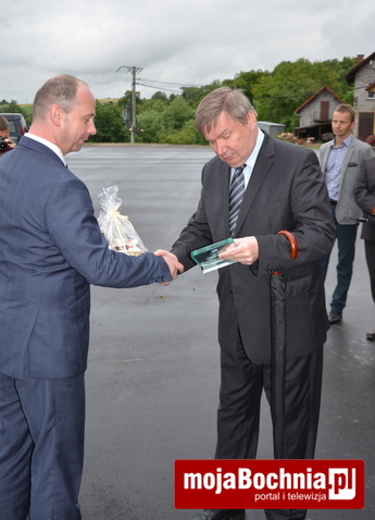 Uroczyście otwarto osuwisko w Sobolowie