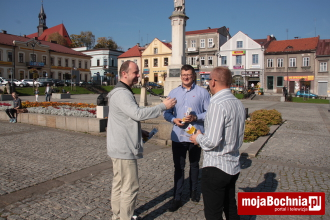 Wojciech Zastawniak zabiegał o głosy bochnian