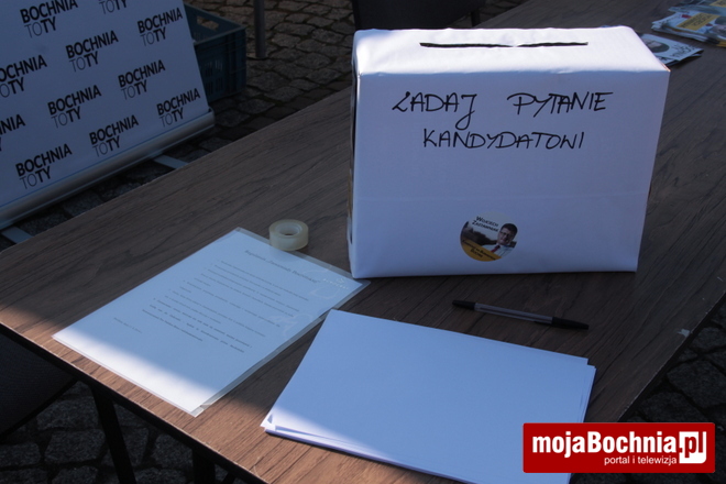 Wojciech Zastawniak zabiegał o głosy bochnian