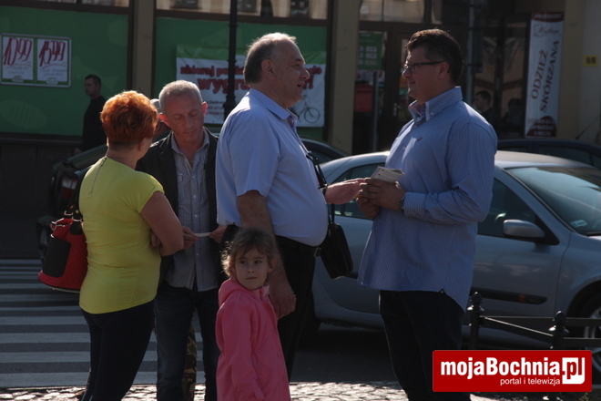 Wojciech Zastawniak zabiegał o głosy bochnian