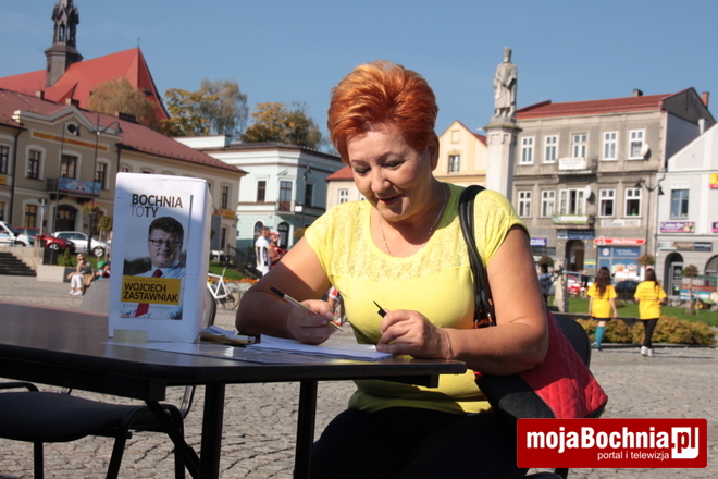 Wojciech Zastawniak zabiegał o głosy bochnian