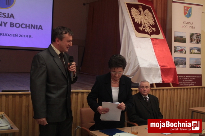 I sesja rady gminy Bochnia nowej kadencji, 1 XII 2014
