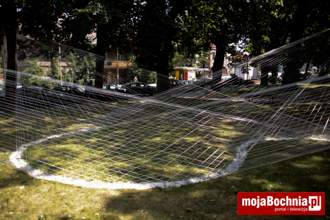 Instalacja Ryszarda Paprockiego na Plantach Salinarnych, 11 VII 2015