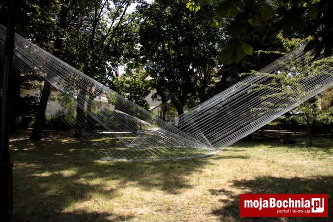 Instalacja Ryszarda Paprockiego na Plantach Salinarnych, 11 VII 2015