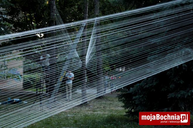 Instalacja Ryszarda Paprockiego na Plantach Salinarnych, 11 VII 2015