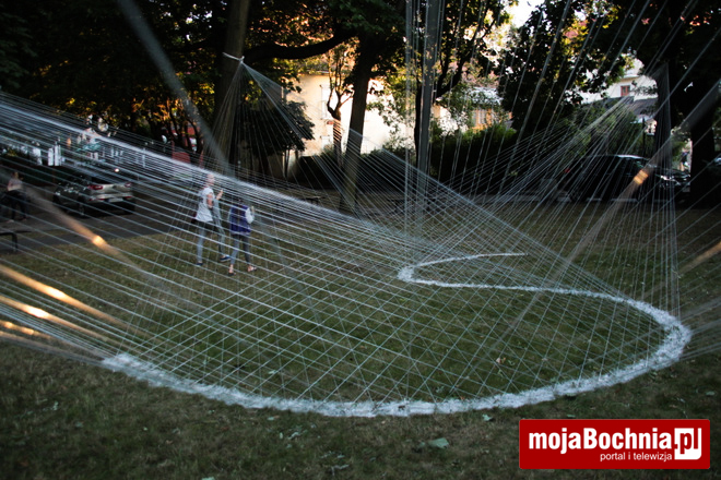 Instalacja Ryszarda Paprockiego na Plantach Salinarnych, 11 VII 2015