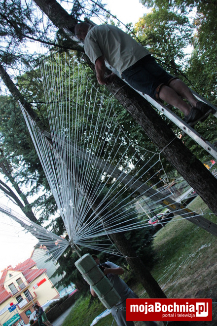 Instalacja Ryszarda Paprockiego na Plantach Salinarnych, 11 VII 2015