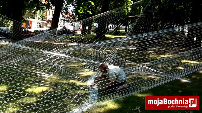 Instalacja Ryszarda Paprockiego na Plantach Salinarnych, 11 VII 2015