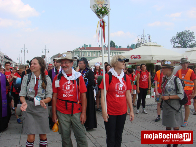 Wejście grupy nr 3 na Jasną Górę, 11 VIII 2015