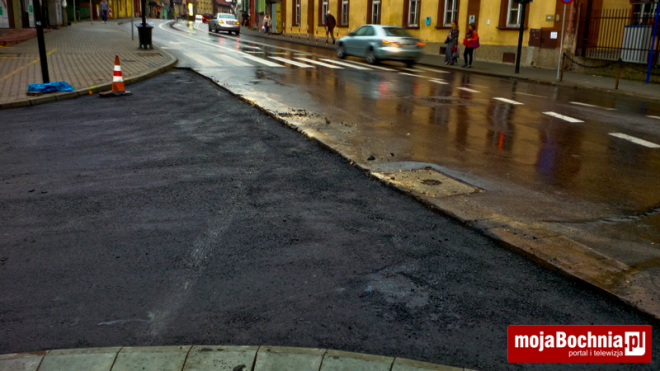 Ul. Kraszewskiego częściowo przejezdna, 25 IX 2015