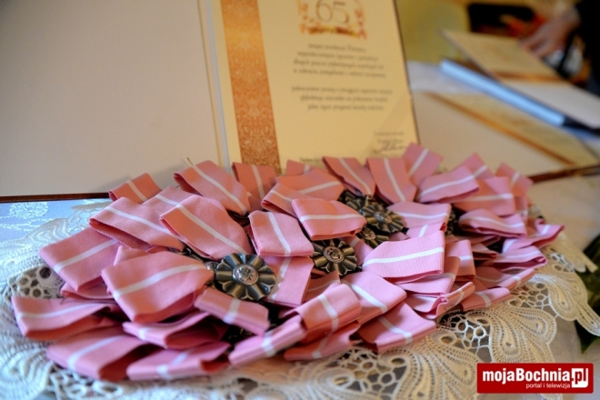 Medale i kwiaty dla złotych Jubilatów, 19 X 2015