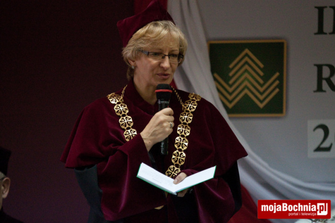 Inauguracja nowego roku akademickiego na bocheńskim wydziale zamiejscowym Staropolskiej Szkoły Wyższej w Kielcach, 17 X 2015