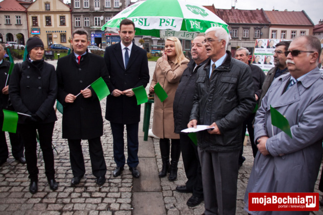PSL podsumowało w Bochni kampanię wyborczą, 23 X 2015