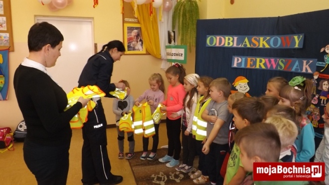 Odblaskowe pierwszaki z Mikluszowic