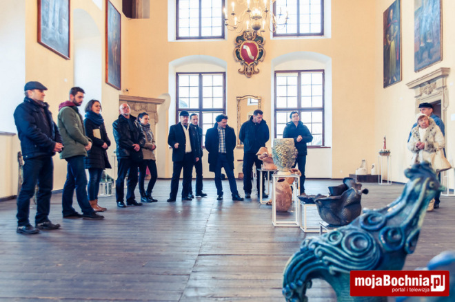 Wernisaż wystawy „Ceramiczne Dialogi” na Zamku w Wiśniczu, 28 XI 2015