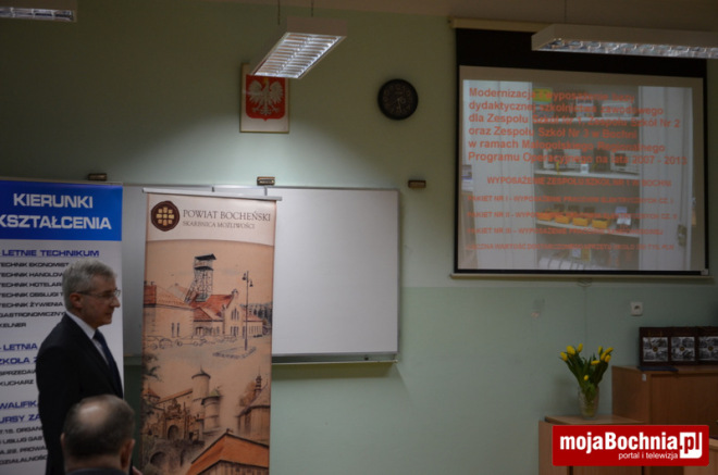 Zakończenie projektu pn.”Modernizacja i wyposażenie bazy dydaktycznej szkolnictwa zawodowego dla Zespołu Szkół Nr 1,Nr 2 oraz Nr 3”