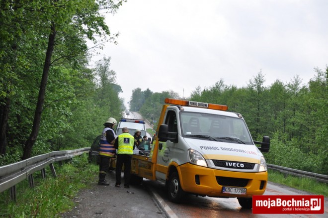 Wypadek na ul. Wiśnickiej, 14 V 2016