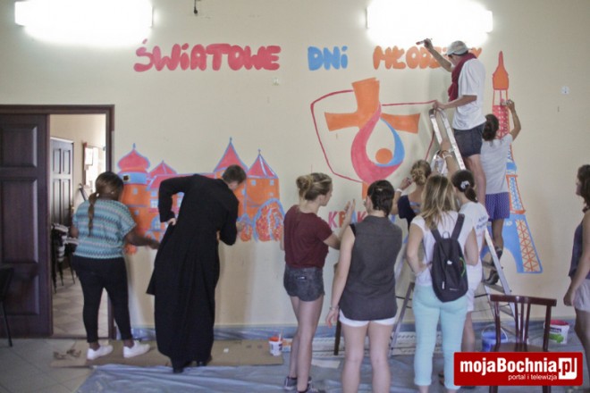 ŚDM: Graffiti połączyło Wiśnicz z Paryżem, 23 VII 2016