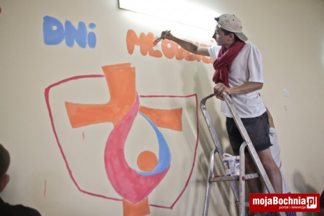 ŚDM: Graffiti połączyło Wiśnicz z Paryżem, 23 VII 2016