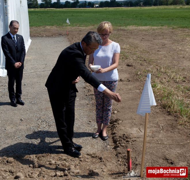Rozpoczęcie budowy fabryki Mabuchi Motor w Bochni, 12 VII 2017