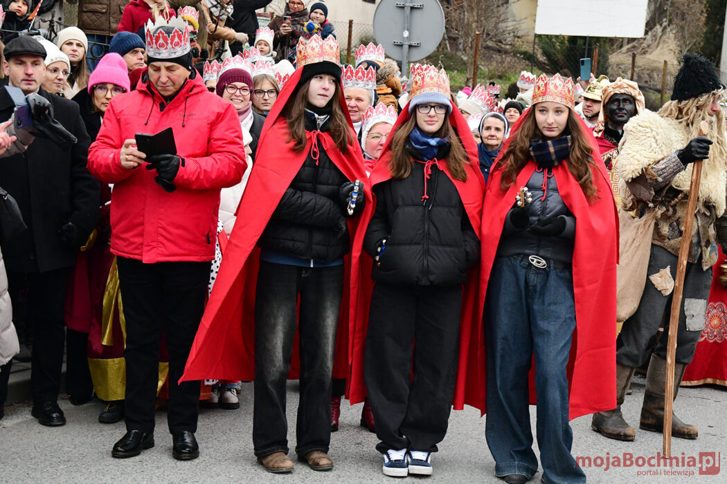 Orszak Trzech Króli przeszedł ulicami Bochni